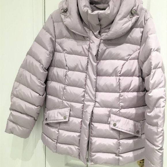 NEW Planet Puffer Lavender/Mauve Down Coat 14 L - Picture 2 of 8